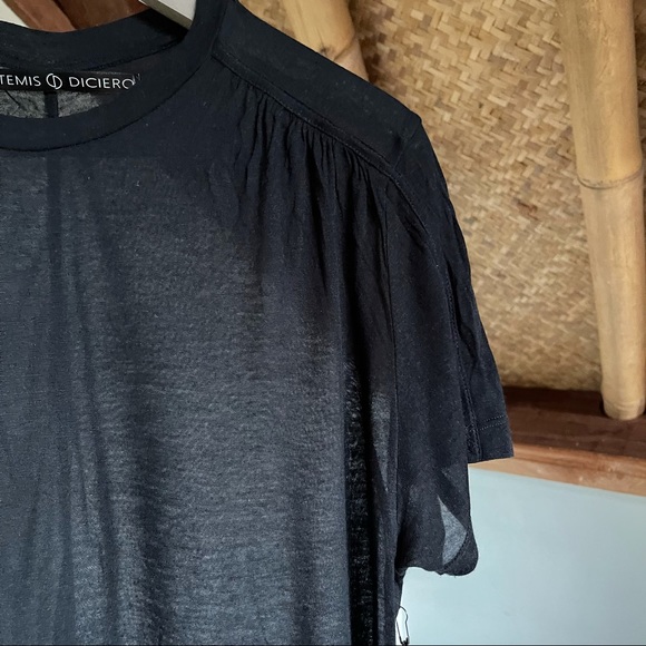 ARTEMIS DICIERO Black Frankie Tee - Picture 4 of 9